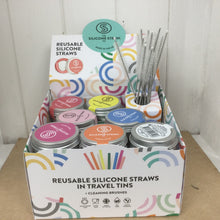Load image into Gallery viewer, Reusable Straw Travel Tins
