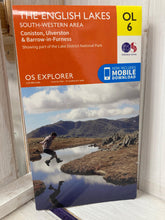 Load image into Gallery viewer, The English Lakes South Western Area (OL6) OS Explorer - The Coast Office
