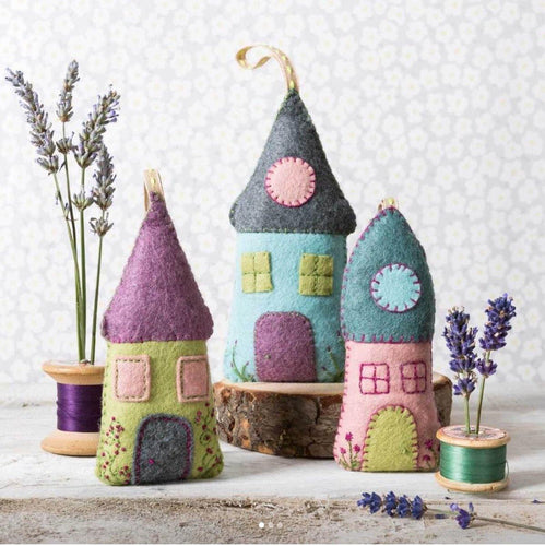 Felt Craft Kit by Corinne Lapierre:  Lavender Houses - The Coast Office
