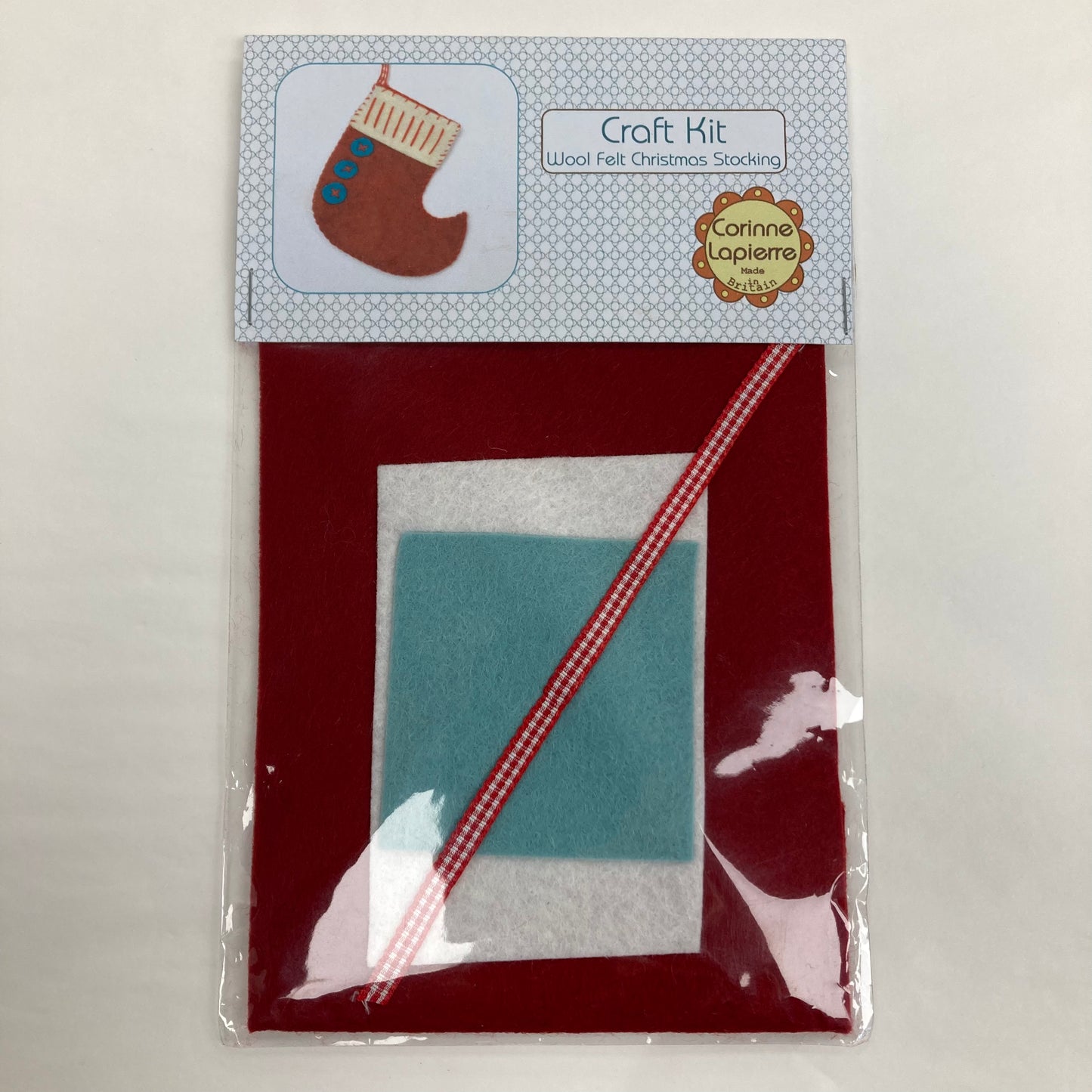 Wool Felt Christmas Stocking - The Coast Office