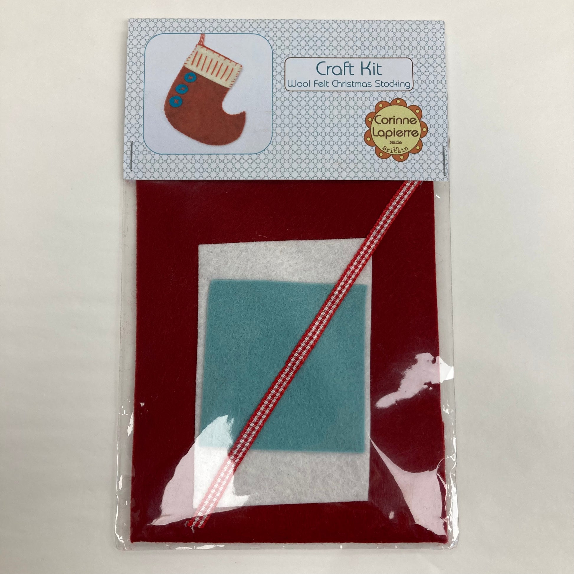 Wool Felt Christmas Stocking - The Coast Office